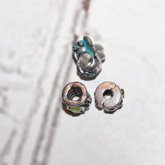 Panda style bead lot Fairy girl and greens bead charm - Picture 2 of 4